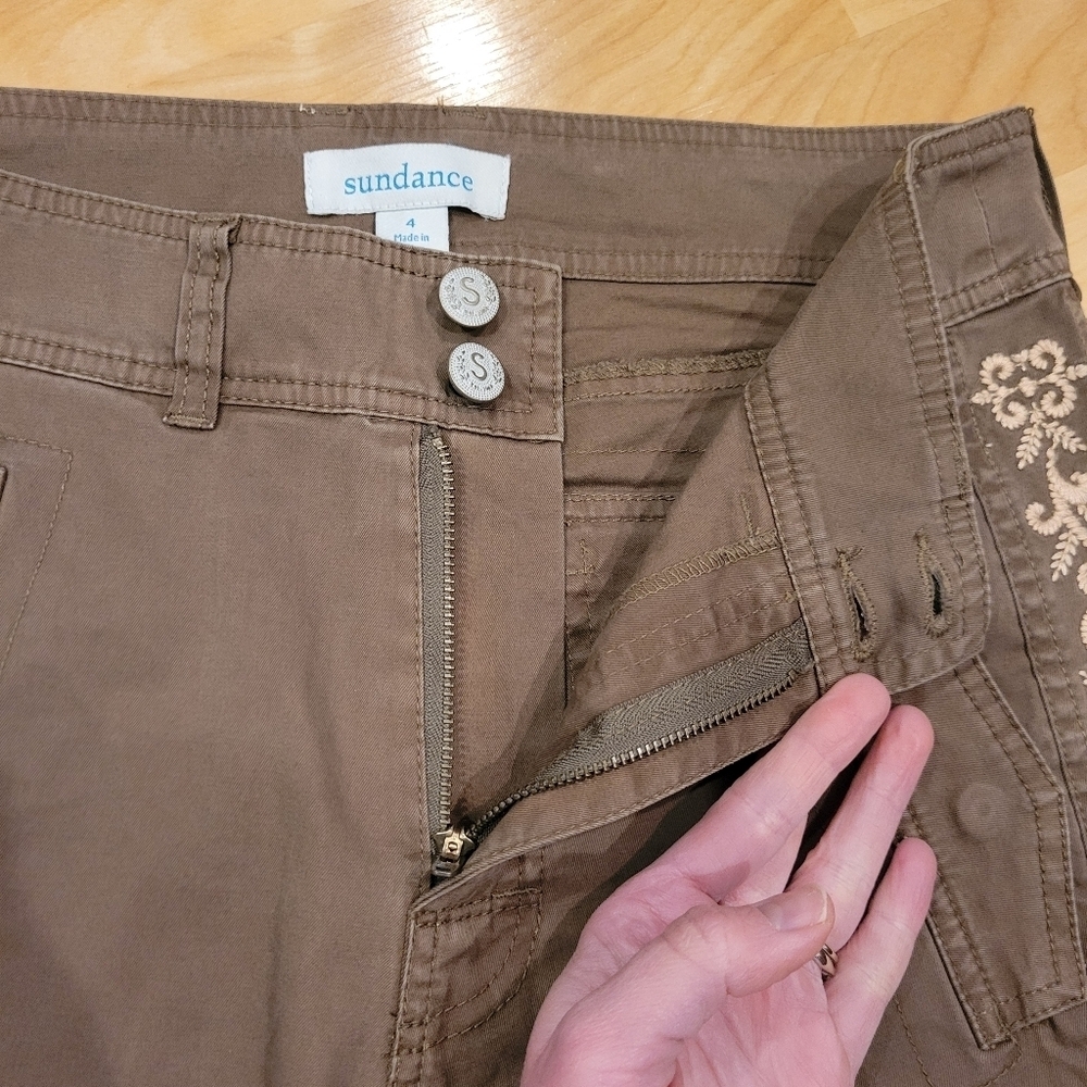 Sundance Melbourne Embroidered Jogger Size 4 - Picture 9 of 10